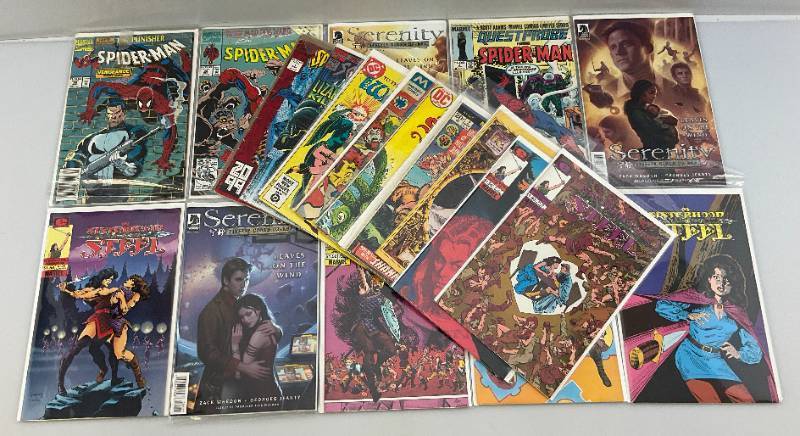 lot 13 image: Misc. Vintage Comics Including ( SPIDER-MAN ) & More (Bagged & Boarded)