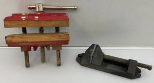 lot 96 image: Misc. Table Vises