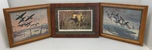 lot 114 image: Framed Behind Glass Les Kouba Prints & More