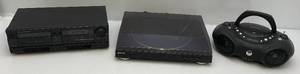lot 115 image: Misc. Electronics Including SONY Record Player (Belt Loose & More)