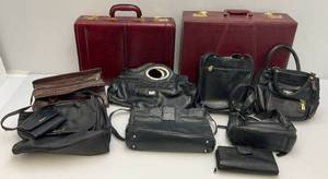 lot 117 image: Misc. Handbags & Leather Briefcases (Some New)