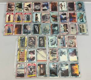 lot 29 image: 1980s  STAR WARS The Empire Strikes Back  Trading Cards In Protective Sleeves
