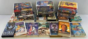 lot 46 image: Misc. Vintage Disney VHS Tapes & More