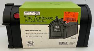lot 65 image: Postal Pro Brand Ambrose Curbside Mailbox (NEW)