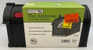 lot 67 image: Postal Pro Brand Ambrose Curbside Mailbox (NEW)