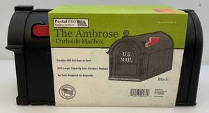 lot 68 image: Postal Pro Brand Ambrose Curbside Mailbox (NEW)