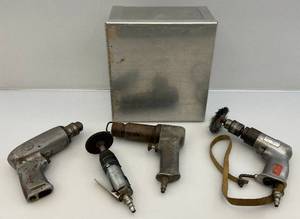 lot 83 image: Aluminum Box With Misc. Air Tools