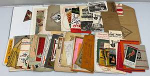 lot 135 image: Misc. Vintage Advertisement Items Including American Airways & More
