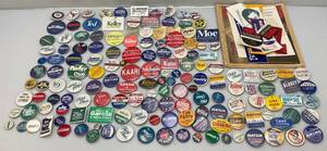 lot 137 image: Misc. Vintage Political Buttons & More