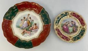 lot 144 image: Misc. Vintage OSCAR SCHLEGELMILCH Decorative Plate 11 38 & 1900s Prov Saxe Germany Plate 8