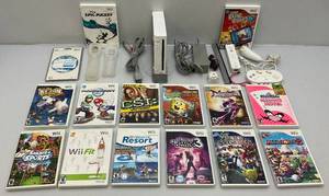lot 159 image: WII Game System With 14 Games