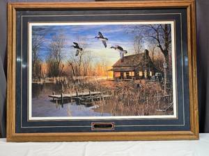 lot 32 image: Passing Through by Jim Hansel Framed Art Print - See desc. for further condition notes