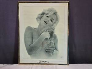 lot 35 image: Framed Artwork of Marilyn Monroe by Romeo Lopez