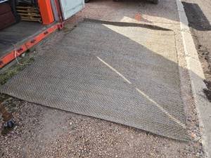 lot 71 image: EcoCec 79 x 99 Blue Woven Rug