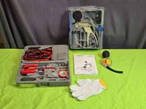 lot 143 image: Mityvac Test & Bleed Tools, Jumper Cables, Anit Freeze Tester