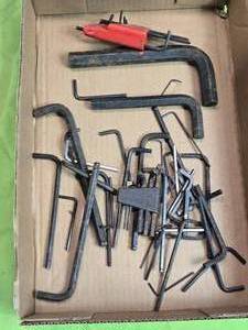 lot 158 image: Large Lot of Allen Wrenches