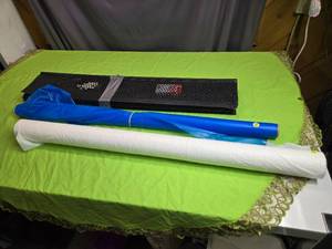 lot 184 image: Quick Snap Cutter Screens and Partial Rolls of Plastic or Craft Material