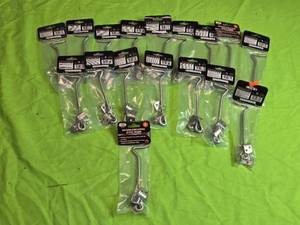lot 199 image: Lot of 17 Stainless Steel Gate Hooks