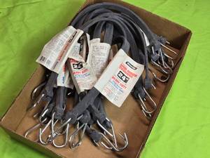 lot 202 image: Lot of 12 - 24 Rubber Tie Downs