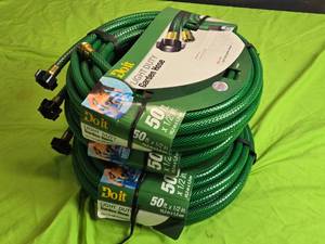 lot 203 image: Lot of 3 - 50 Light Duty Hoses