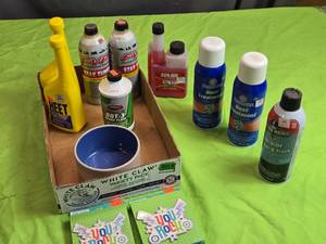 lot 208 image: Heet, Brake Fluid, Stay Tuned, De-Icer