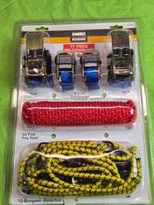 lot 212 image: 17 Piece Tie Down Kit