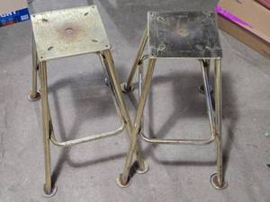 lot 227 image: Pair of Stool Legs