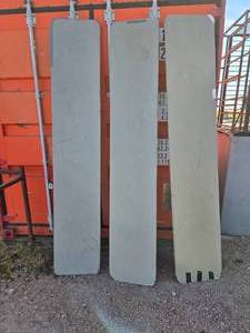 lot 235 image: Lot of 3 - mity-lite Folding Tables 95 12 long by 18 wide - Damage on All of them