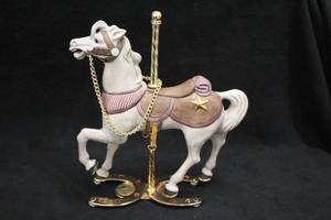 lot 508 image: 12 Collectors Carousel Horse - The American Carousel by Tobin Fraley #8922500 Fourth Edition