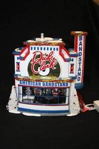 lot 566 image: Collectors House - Dick Clark American Bandstand in the Original Snow Village Collection from Department 56