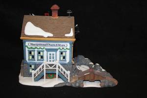 lot 579 image: Collectible House with Light - Navigational Charts & Maps in the New England Village Series from Department 56