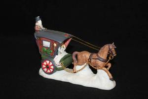 lot 1075 image: Christmas Collectible - Horse and Buggy