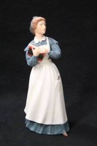 lot 1143 image: Sculpture - Jo from Little Women by Tasha Tudor Limited Edition from Franklin Porcelain (Fine Porcelain) with Certificate of Authenticity