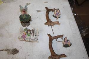 lot 1171 image: Lot of (4) Assorted Fairy Figurines