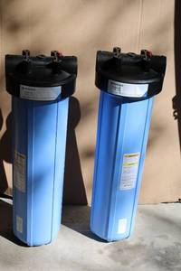 Pair of Pentair Water Filtration System Housings