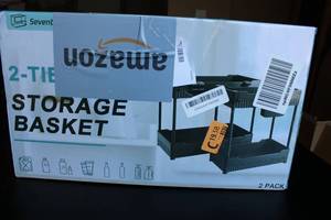 Sevenblue 2-Tier Storage Basket (2 Pack)
