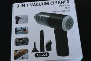 3 in 1 Vacuum Cleaner - Portable Mini for Home and Car
