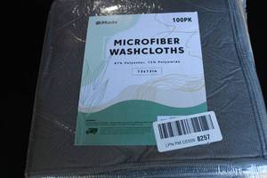 UniMade Microfiber Washcloths 100PK - 12x12in