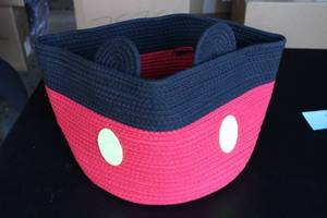 Mickey Mouse-Themed Woven Basket