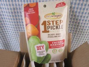lot 309 image: (B-1) 6 Pouches of 1 Step Pickle Re...