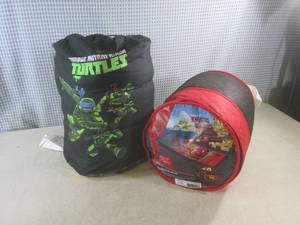 lot 79 image: (A-1T) 2 Youth Sleeping Bags Ninja ...