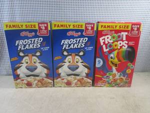 lot 352 image: (C-2) 3 Family Size Boxes of Creal ...