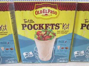 lot 355 image: (B-4) 3 Boxes Old El Paso Tortilla ...
