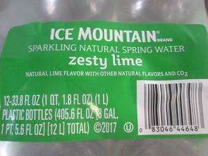 lot 357 image: (C-3) 12 Big Bottles of Lime Ice Mo...