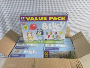 lot 360 image: (C-2) 6 Boxes of Bluey Fruit Flavor...
