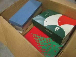 lot 110 image: (EW5) Big Box of Vintage Christmas ...