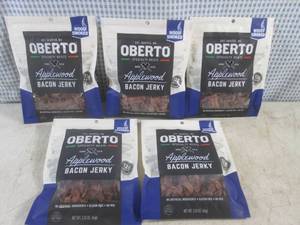 lot 372 image: (B-2) 5 Bags of Applewood Bacon Jer...