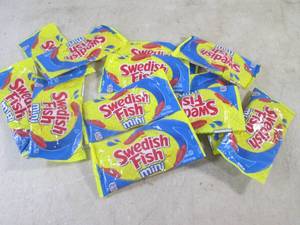 lot 381 image: (B-1) 12 Bags of Swedish Fish Mini ...