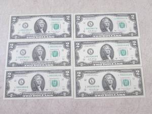 lot 94 image: (CNTR) 6 Uncirculated Sequential US...