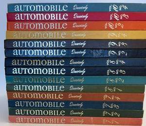 lot 23 image: Vintage Automobile Quarterly Vol. 7 No. 1-4, Vol. 1-4, Vol. 9 No. 2-4, Vol. 10 No. 2-4